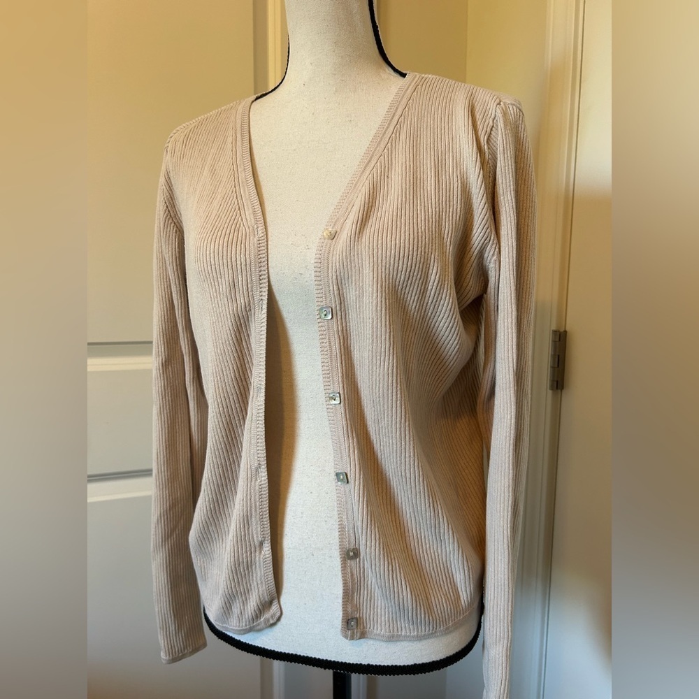 Y2K fashion bug Beige Cardigan